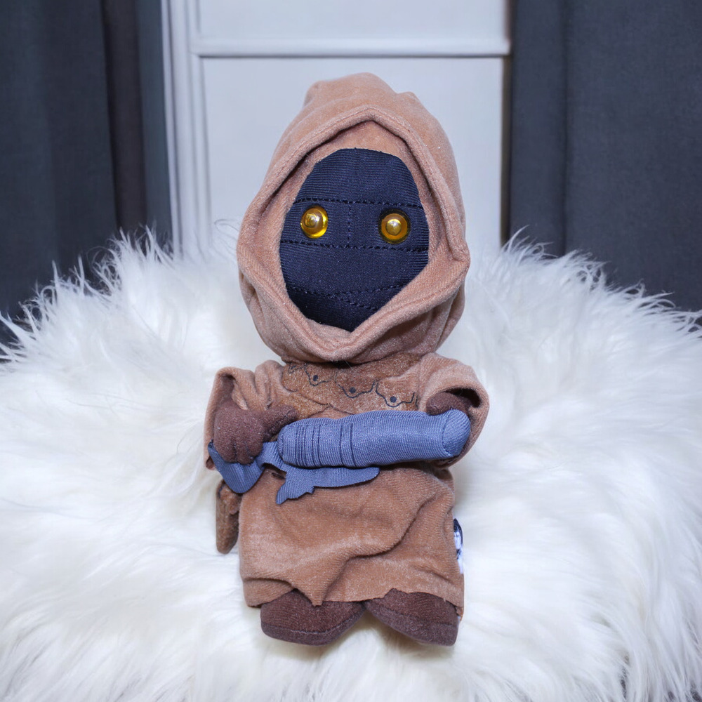 Star Wars Talking Jawa Plush Doll Stuffed Light Up Underground Toys